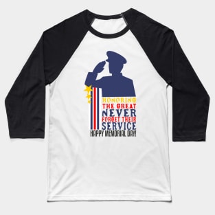 Happy Memorial Day Baseball T-Shirt